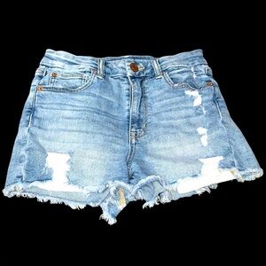 American Eagle Jean Shorts Curvy Hi-Rise Shortie